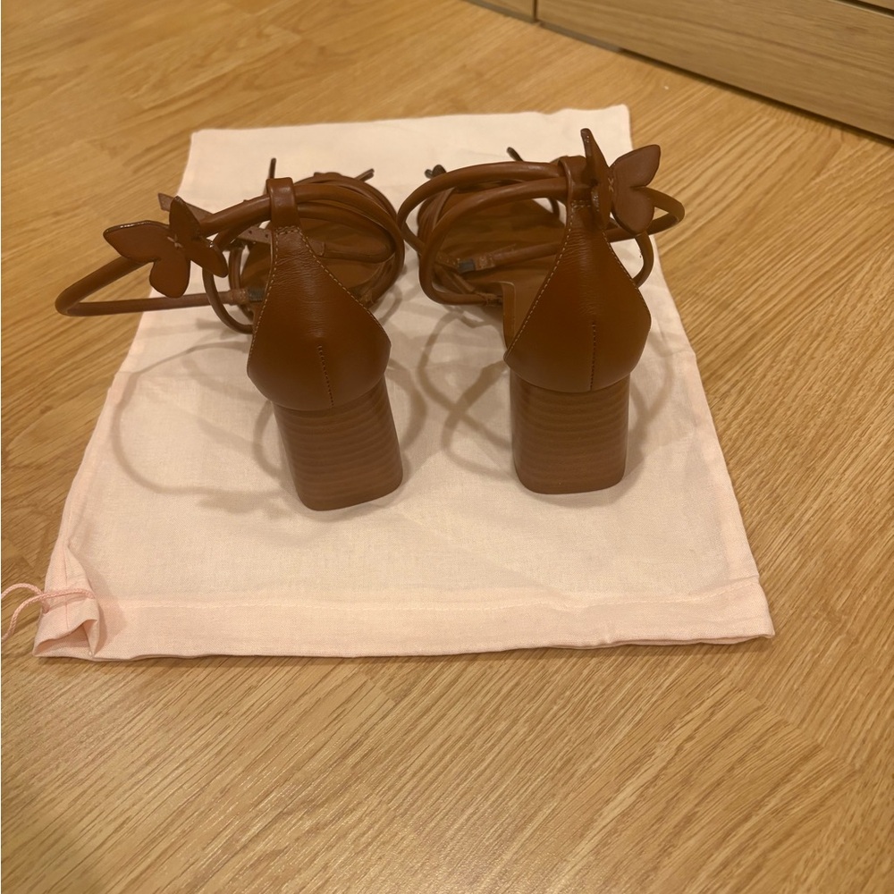 Sophia Webster Brown Butterfly Heels - Picture 3 of 9